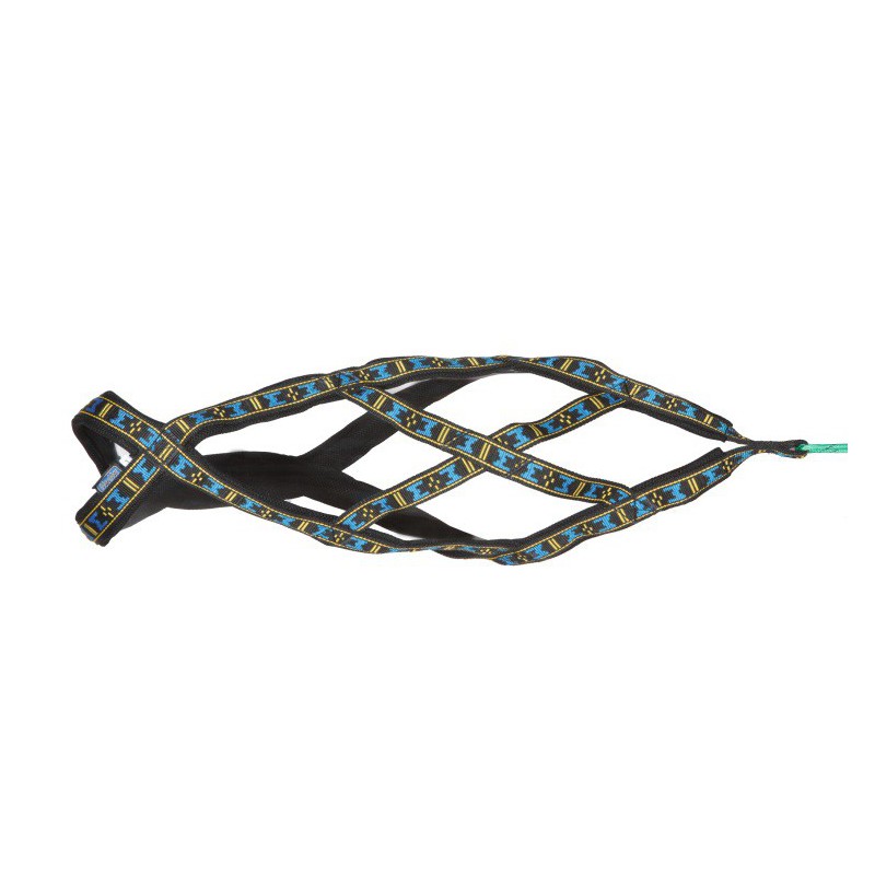 Postroj Manmat Sled Barva Modrá Barva Obvod krku 54 cm - L