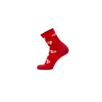 Sportovní ponožky KOSTKA Love červené