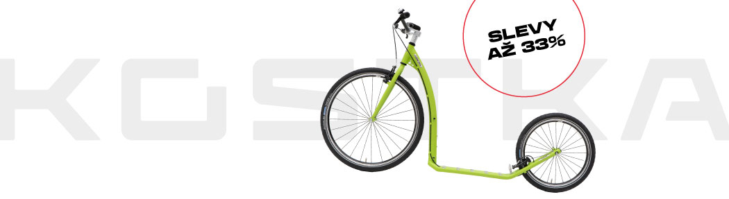 Slevy na sezónu 2026 | Poslední dny | KOSTKA koloběžky