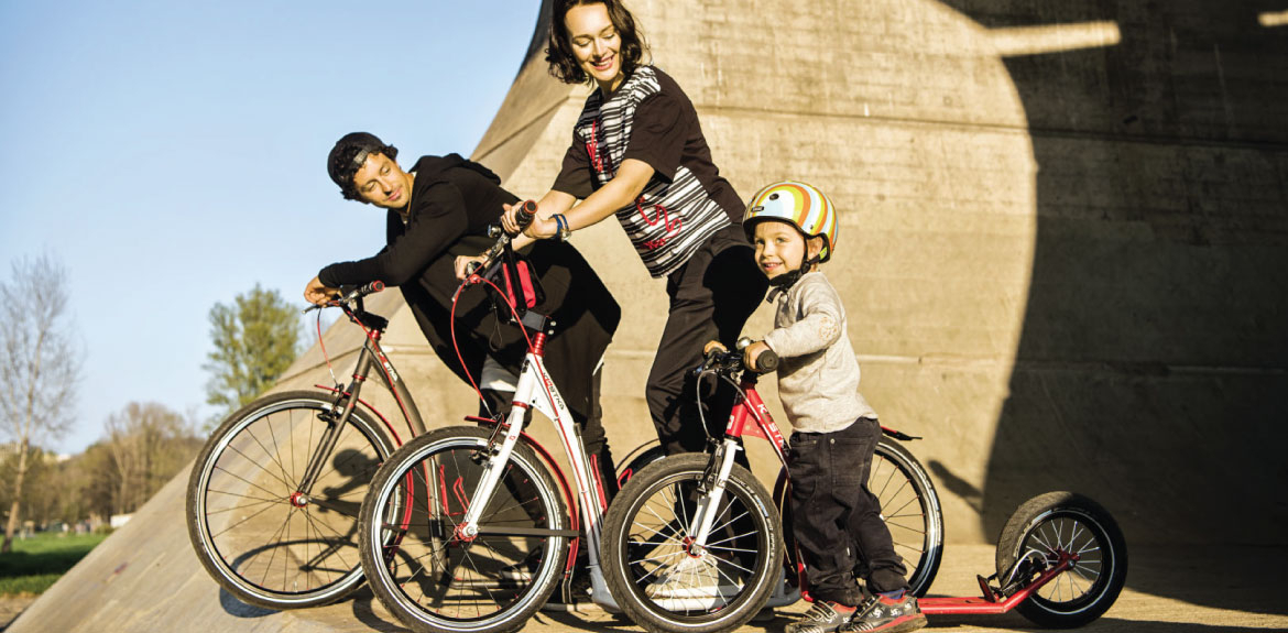 Looking for fun for the whole family? Try footbikes!