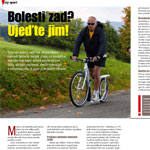 KOSTKA koloběžka - napsali o nás, časopis run the world magazine